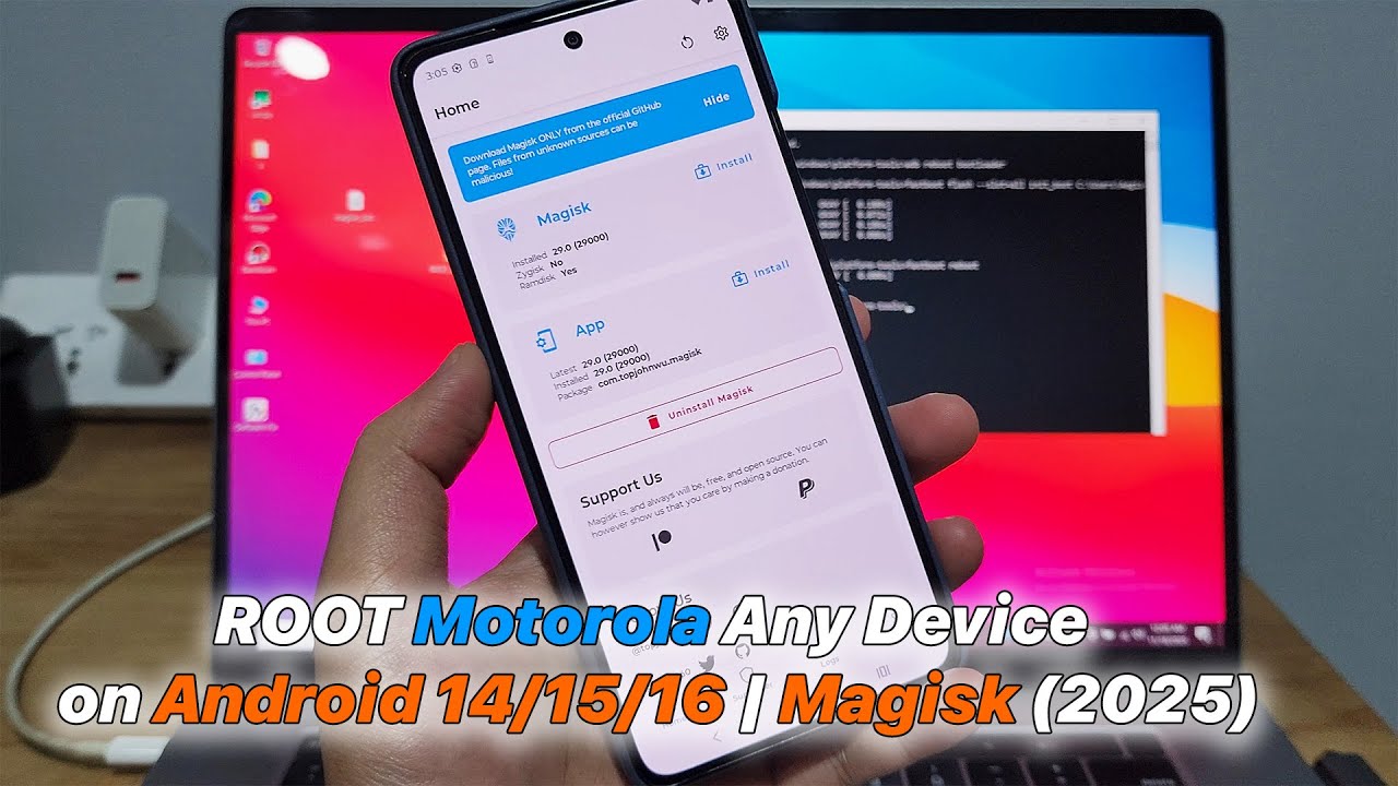 ROOT Motorola Any Device on Android 14/15/16 | Magisk (2025)