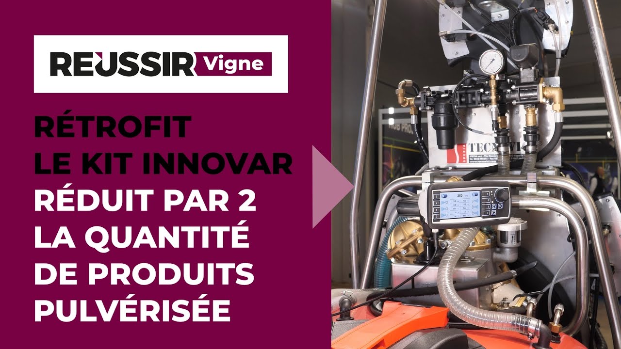Sitevi 2025 Le rétrokit Innovar de Tecnovict réduit par 2 la quantité de produits à la pulvérisation