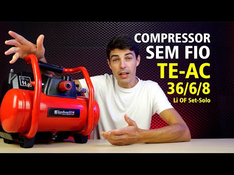 Einhell Cordless Compressor - TE-AC 36/6/8 Li OF Set-Solo