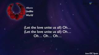 Lindita - World (Albania) [Karaoke Version]