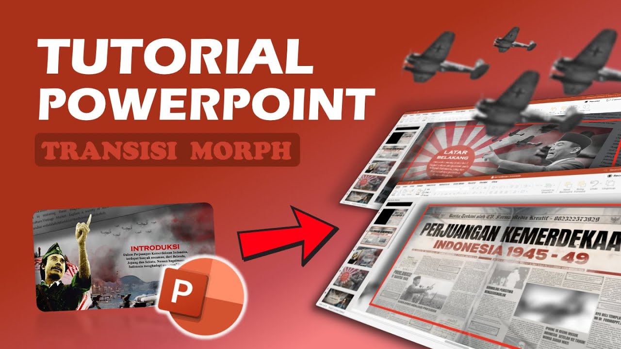 Cara membuat presentasi dengan transisi morph di powerpoint