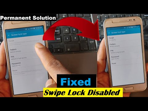 How To Fix Swipe Lock Disabled Unlocked Swipe Lock -Swipe lock disabled​ || - Pattern Added Success