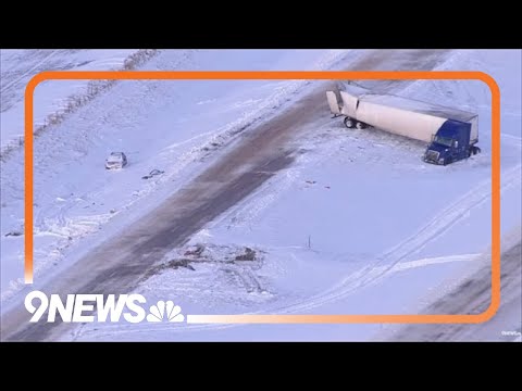 Interstate 70 remains closed east of Denver after snow, accidents