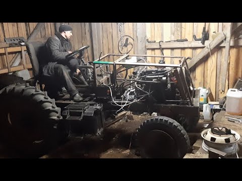 Самодельный трактор 4×4 ч(5) первые шаги