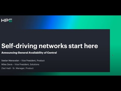 The Future of Self-Driving Networks is Here with New HPE Aruba Networking Central