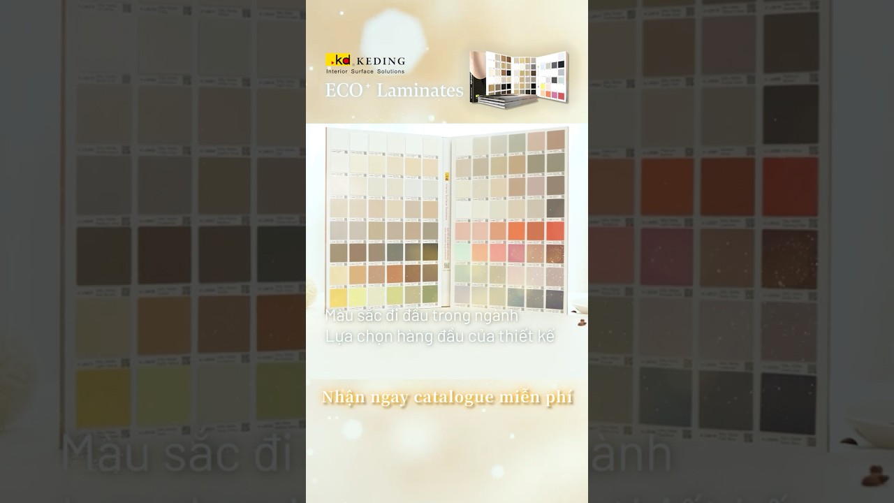 Lựa chọn hàng đầu của thiết kế 🎨 ECO⁺ Laminates🌲| KEDING