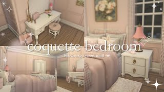 ˚୨୧⋆ coquette bedroom | bloxburg speedbuild ⋆·˚ ༘
