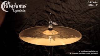 Video thumbnail for Gold Series Hi Hats 14" by Bosphorus Cymbals New Zealand
