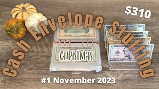 First Cash Stuffing of NOVEMBER 2023! // Low Income Weekly Budget