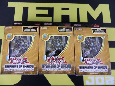Opening Yugioh Breakers of Shadow Special Editions! (4K 60FPS)