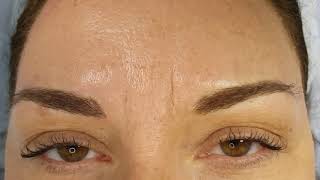 Natural Eyebrows Microblading Density + tails Restoration by El Truchan @ Perfect Definition