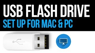 How to SeUp/format USB flash drive for Mac & Pc Windows | FREE