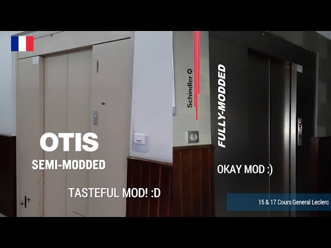 Original and Modernized OTIS Elevators - 15 & 17 Cours Général Leclerc, Ajaccio, FR