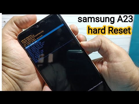 How to hard Reset Samsung A23 without pc 2024
