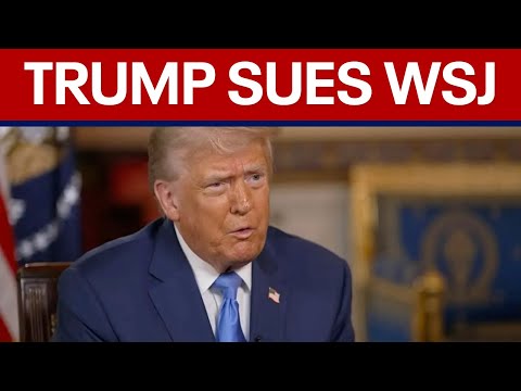 Video | BREAKING: Trump sues over Epstein "birthday letter" story