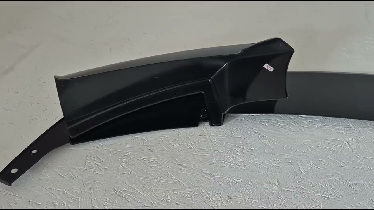 BMW 3 Series F30/F31 2012-2019 Dokładka przedniego zderzaka lip BM (do M-Sport, czarny połysk) Video 1