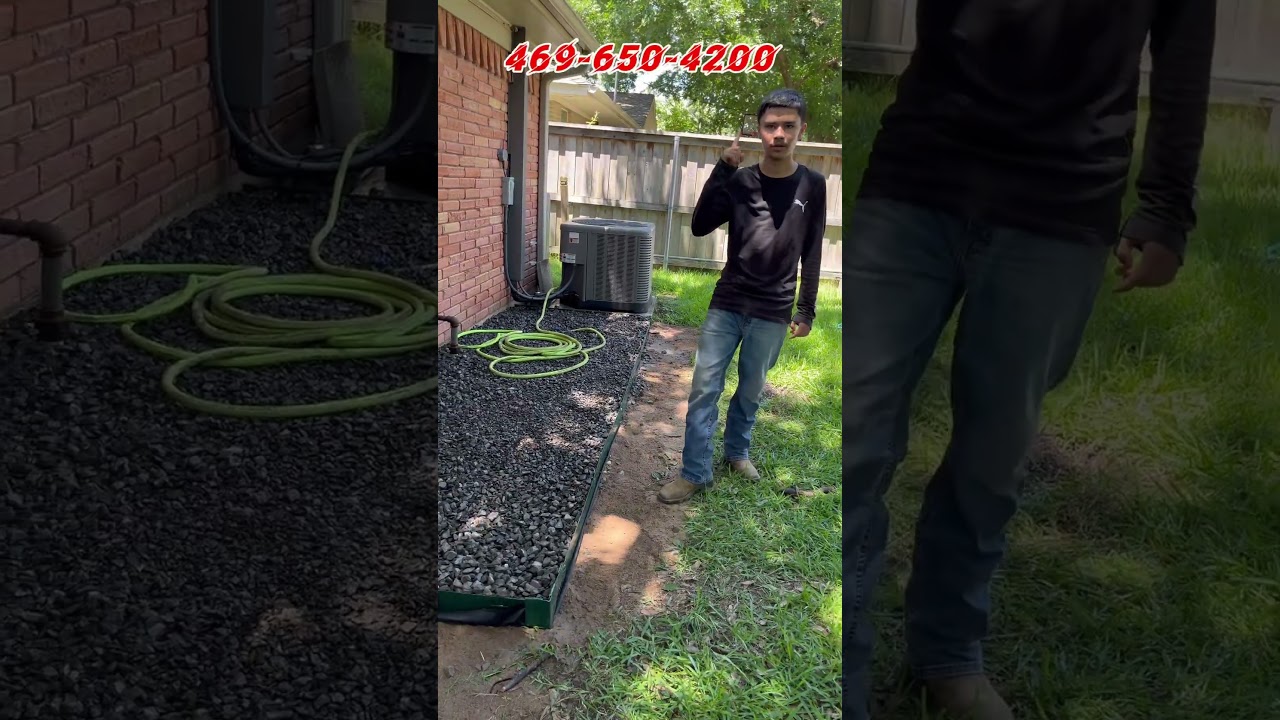 Keystone landscaping today did a gravel job #dallastx #dtx #landscapers #landscaping