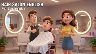 How to Ask for a Haircut in English | Easy Salon Conversation | English Podcast Eps 31