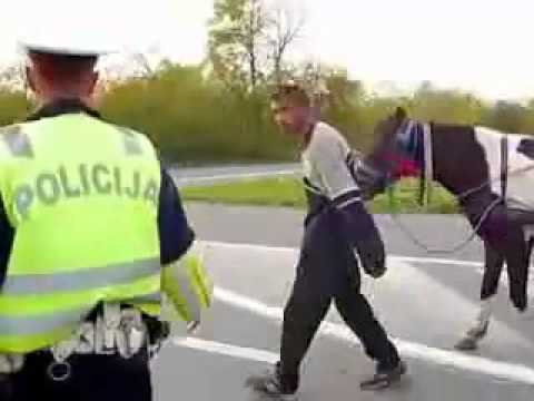 Kontrola drogowa policji 