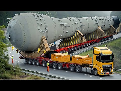Extreme Dangerous Transport Skill Operations Oversize Truck | Biggest Heavy Equipment Machines  #23