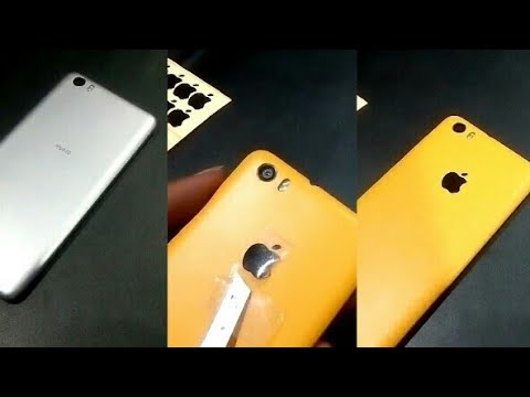 Old mobile phone convert in Iphone - the stickers