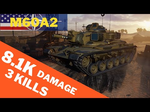 Wot console M60A2  8.1K DAMAGE 3KILLS
