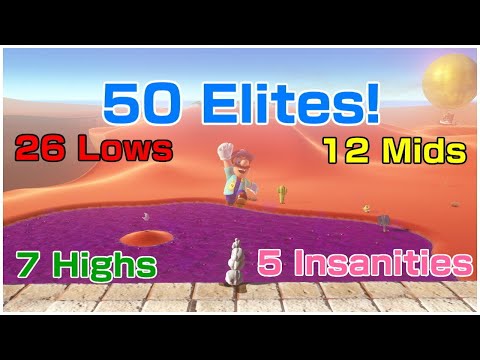 [Super Mario Odyssey] 50 Elite Trickjumps