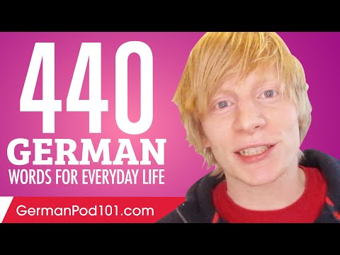 380 German Words for Everyday Life Basic Vocabulary 19
