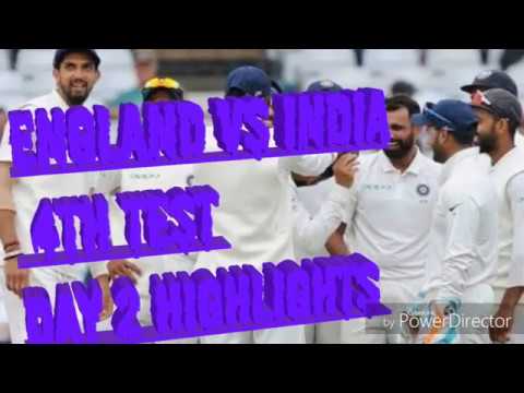 4th test day 2 England Vs India