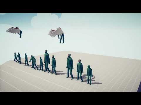 3x GOD ARCHERS vs ZOMBIE TEAM - Totally Accurate Battle Simulator TABS