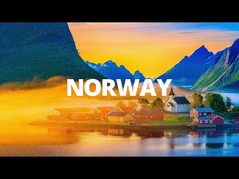 Norge 4K • Scenisk Avslappningsfilm Med Fridfull Och Avkopplande Musik Och Naturvideo I Ultra Hd