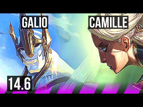 GALIO & Swain vs CAMILLE & Kalista (SUP) | 500+ games, 7/4/18 | BR Master | 14.6