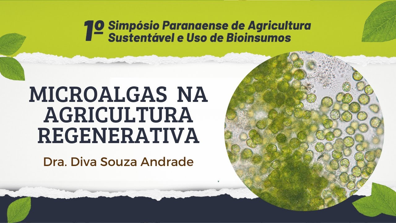 MICROALGAS NA AGRICULTURA REGENERATIVA - Dra. Diva Souza Andrade