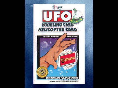 Houdini's Magic Shop DVD:  The UFO Whirling Card / Helicopter Card