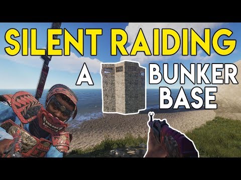 SILENT RAIDING a BUNKER BASE!! - Rust Survival #7 ft MR. IRISH LAD