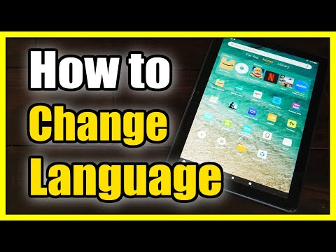 How to Change the Language on Amazon Fire HD 10 Tablet Back to English (Fast Method)