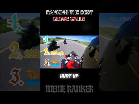 RANKING THE BEST CLOSE CALLS #closecalls #smallcreator #lucky #nearmiss #closecall
