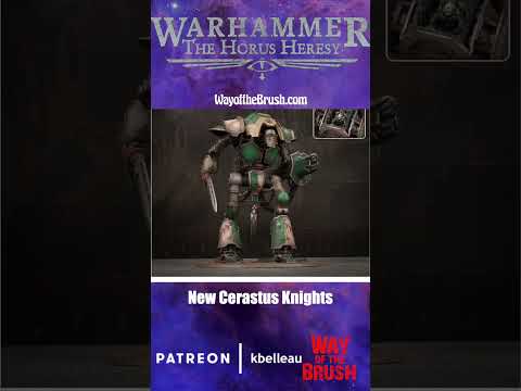 The New Cerastus Knights – Painted by the Warhammer Studio #tabletopgaming