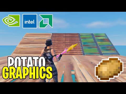 How to GET Potato Graphics FOR INTEL & AMD In Fortnite! (CHAPTER 7) 🥔