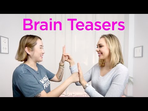 BRAIN TEASERS! Partner Hand Clapping Games - YouTube