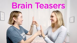 BRAIN TEASERS! Partner Hand Clapping Games