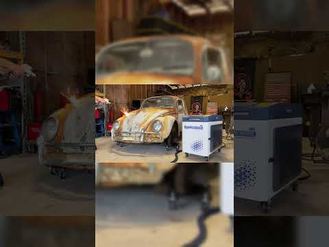 Rust and Paint Removal on Old Vehicles Using a 2000W Fiber Laser Cleaning Machine - ZAC Laser