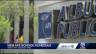 New schedule for Albuquerque Public Schools