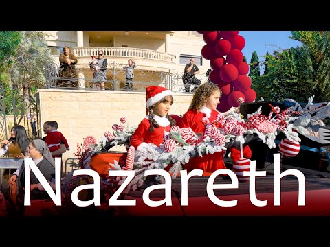 🔴 Nazareth! The Most Grand Christmas Parade in the Middle East 🎄✨