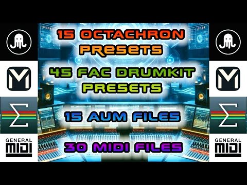 FAC Drumkit - DMTcymatics MEGA Pack - 45 FAC Drumkits - 15 Octachron AUM Sessions - 30 Midi Files