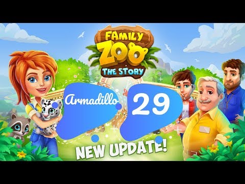 Family Zoo Story - Armadillos Enclosure Complete - Day 29 Gameplay