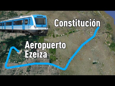 La forma más realista de llevar el TREN al AEROPUERTO EZEIZA