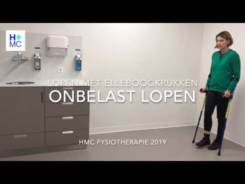 Onbelast lopen met elleboogkrukken