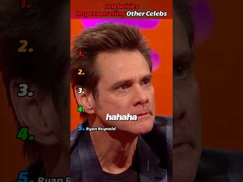 Celebrities Impersonating Other Celebs #shorts #ranking #celebrity #funny #viral