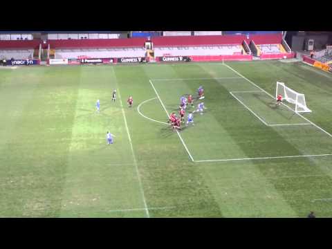 Limerick Fc Vs Bohs 16/4/13. Free kick Tracey.